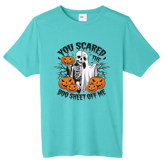 Funny Halloween You Scared Boo Sheet Off Me ChromaSoft Performance T-Shirt