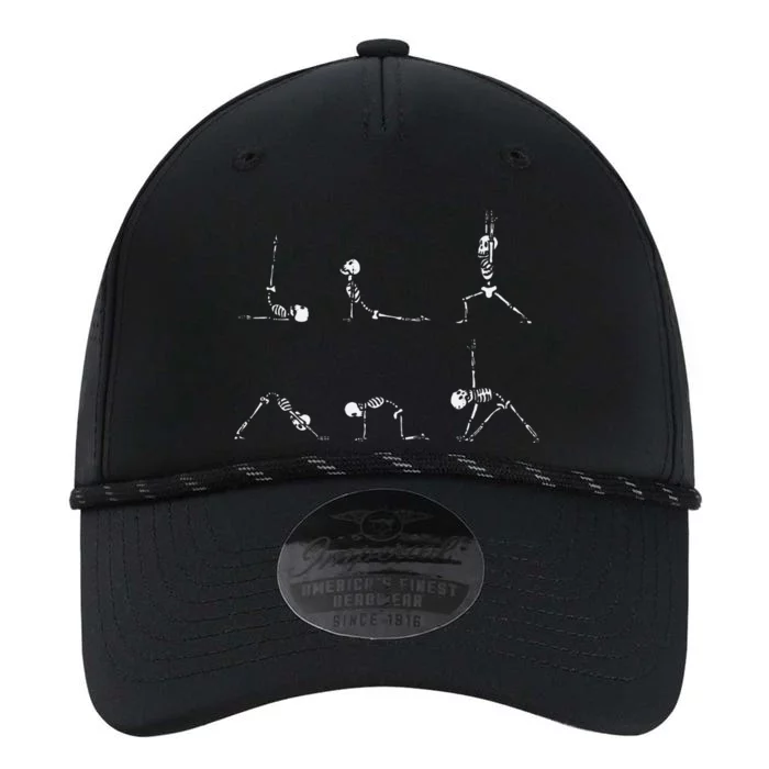 Funny Halloween Yoga Skeletons Meditation Asana Performance The Dyno Cap