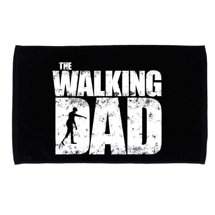 Funny Halloween Zombie For Dad Father Spooky Scary Microfiber Hand Towel