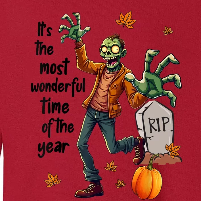 Funny Halloween Zombie Toddler Sweatshirt