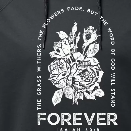 Forever Isaiah 40:8 Performance Fleece Hoodie