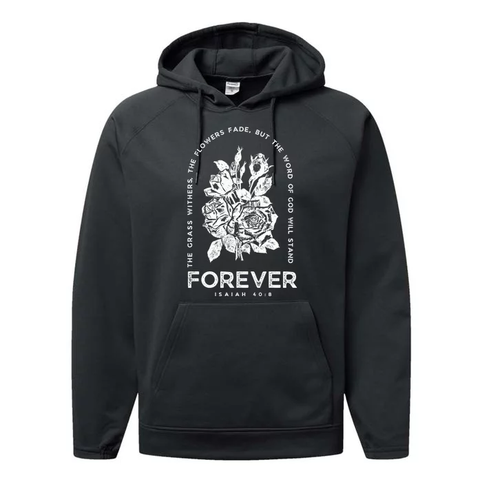 Forever Isaiah 40:8 Performance Fleece Hoodie