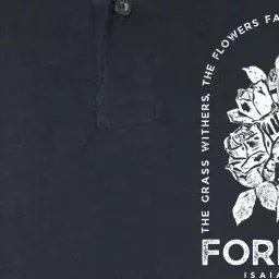 Forever Isaiah 40:8 Softstyle Adult Sport Polo