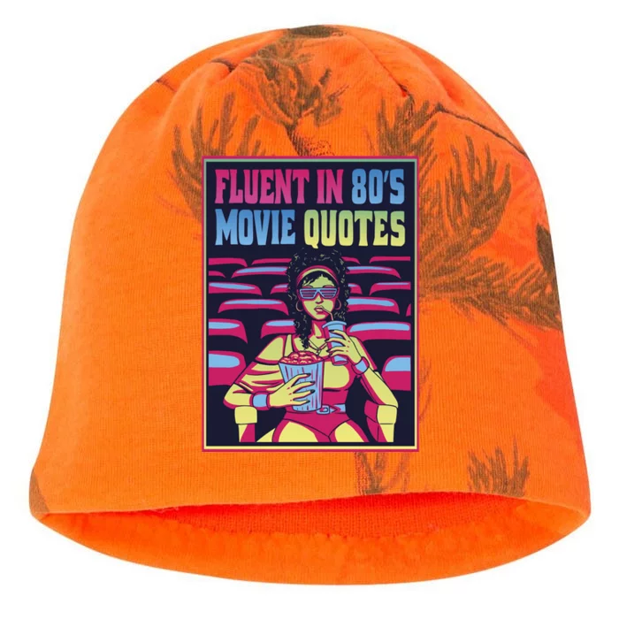 Fluent In 80s Movie Quotes Retro Kati - Camo Knit Beanie