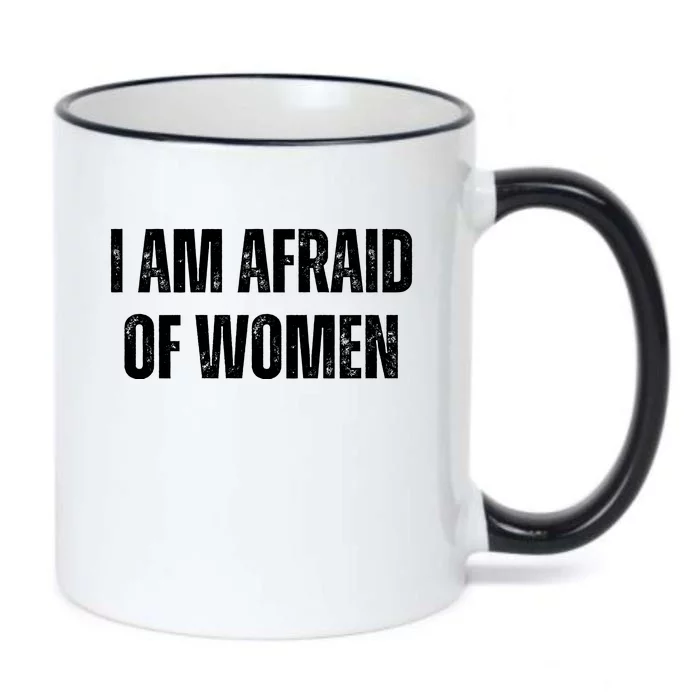 Funny I Am Afraid Of Black Color Changing Mug