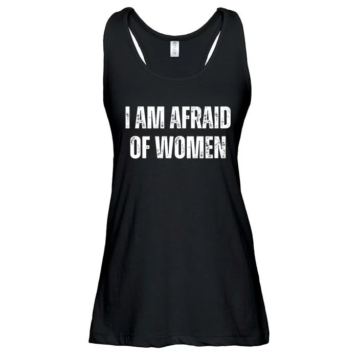 Funny I Am Afraid Of Ladies Essential Flowy Tank