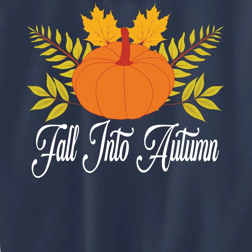 Fall Into Autumn Kids Sweatshirt