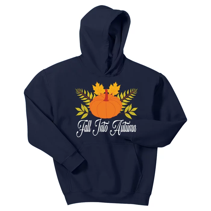 Fall Into Autumn Kids Hoodie