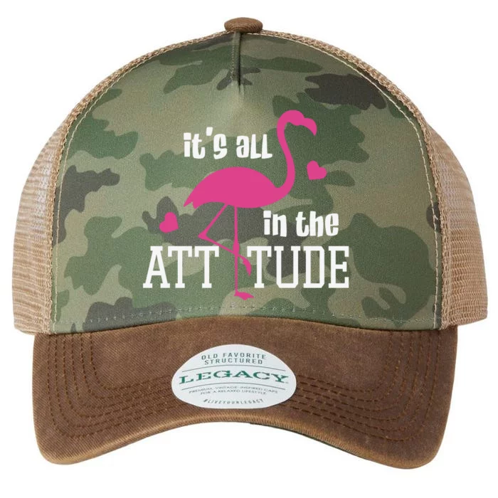 Flamingo It's All In The Attitude Legacy Tie Dye Trucker Hat