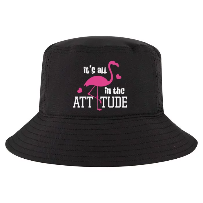 Flamingo It's All In The Attitude Cool Comfort Performance Bucket Hat