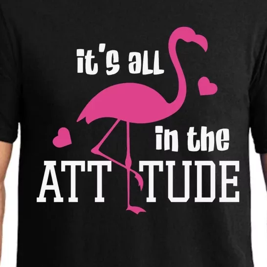 Flamingo It's All In The Attitude Pajama Set