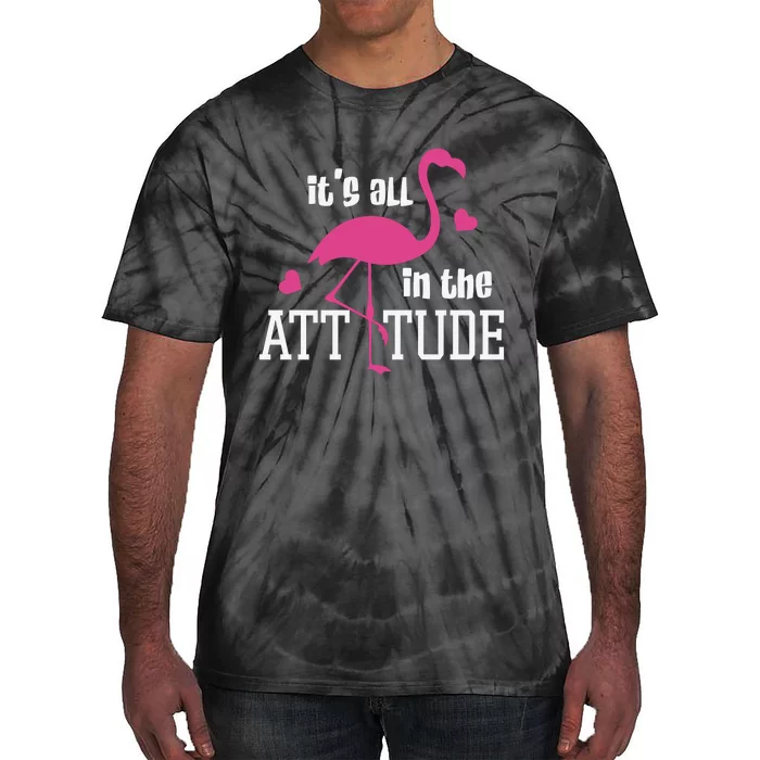 Flamingo It's All In The Attitude Tie-Dye T-Shirt