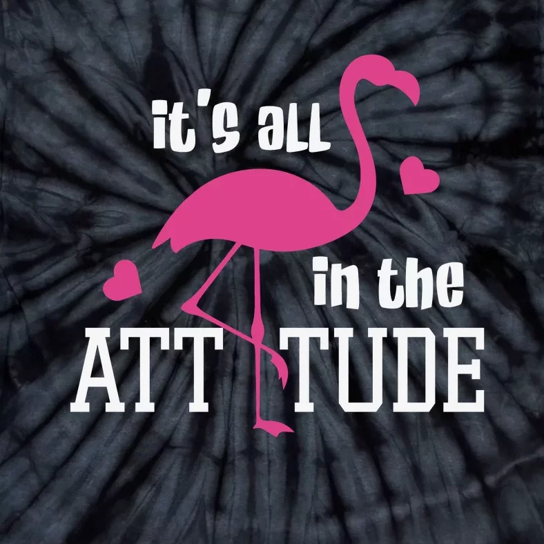 Flamingo It's All In The Attitude Tie-Dye T-Shirt