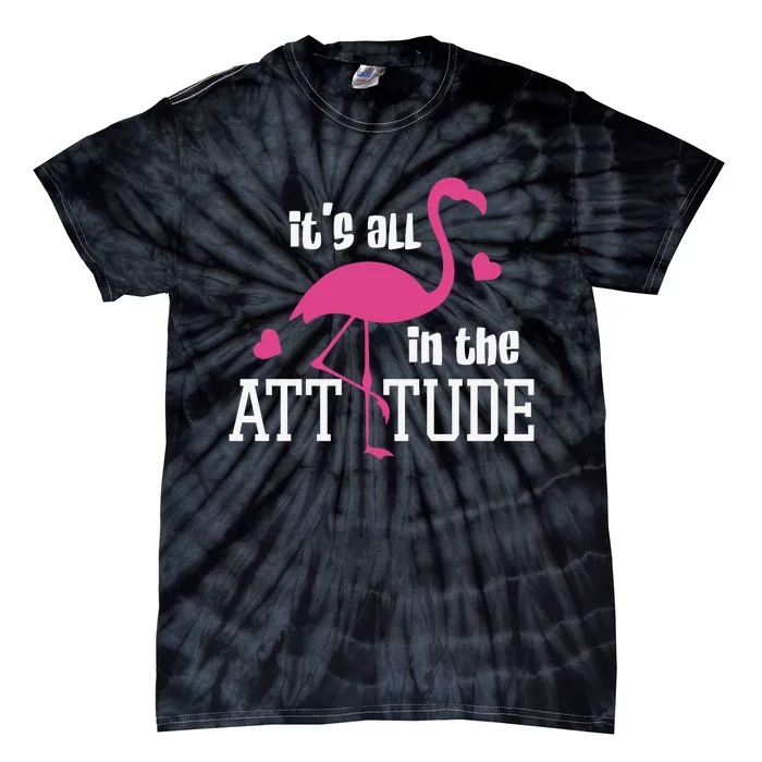 Flamingo It's All In The Attitude Tie-Dye T-Shirt