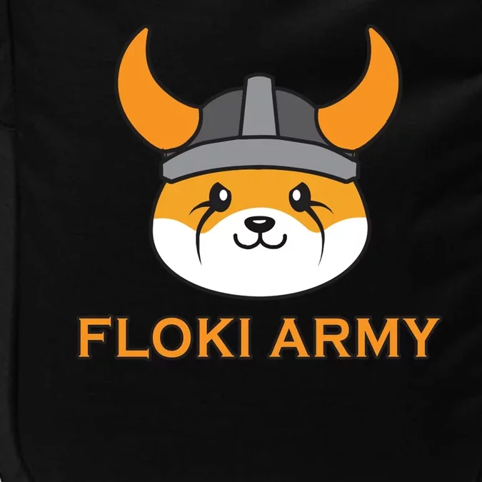 Floki Inu Army Crypto Currency Vikings Crypto Impact Tech Backpack