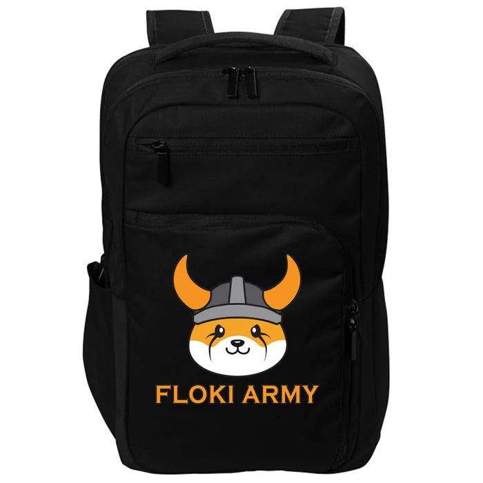 Floki Inu Army Crypto Currency Vikings Crypto Impact Tech Backpack