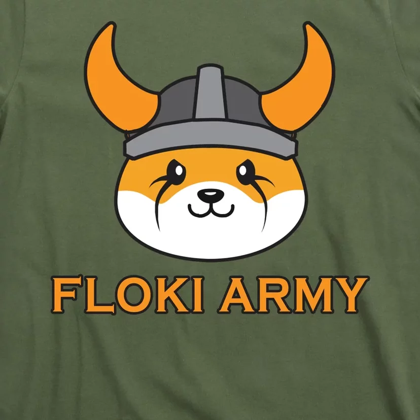 Floki Inu Army Crypto Currency Vikings Crypto T-Shirt