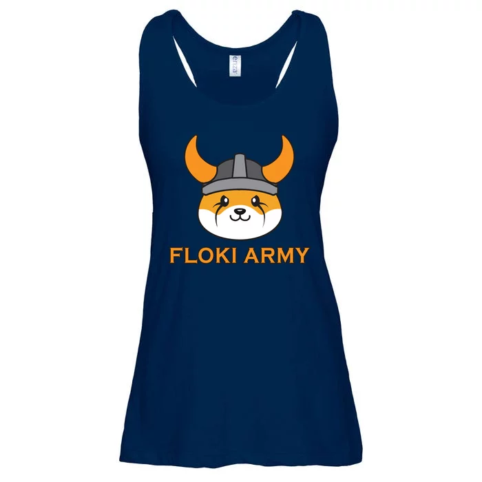 Floki Inu Army Crypto Currency Vikings Crypto Ladies Essential Flowy Tank