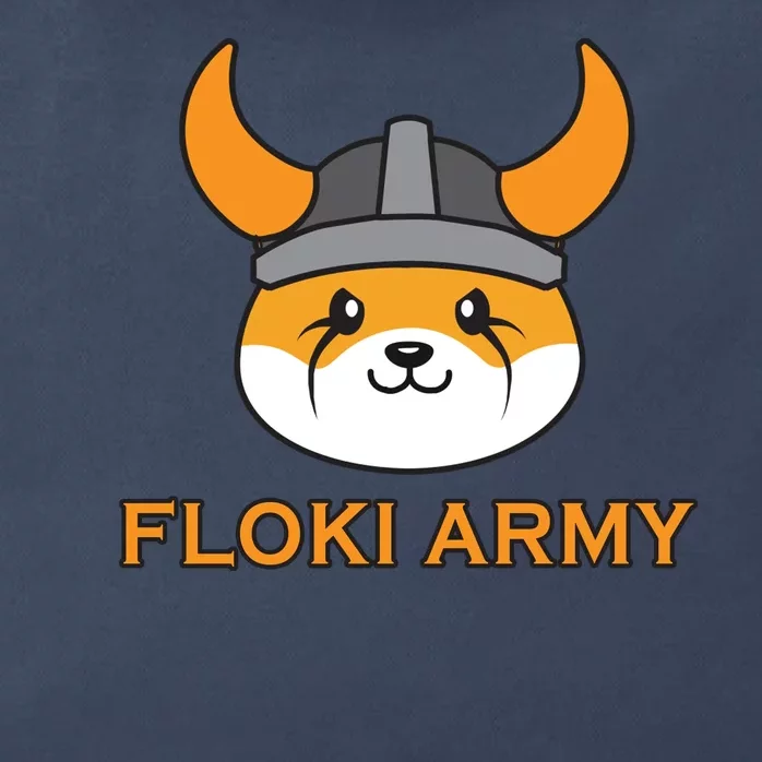 Floki Inu Army Crypto Currency Vikings Crypto Zip Tote Bag