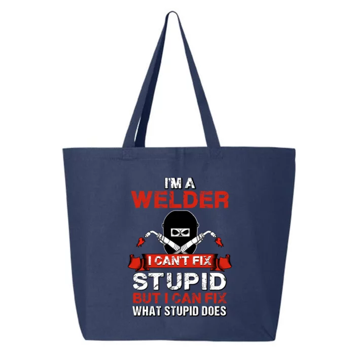 Funny Im A Welder Gift Welding Wedding Supplies Dad Gift 25L Jumbo Tote