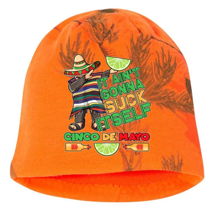 Funny It Ain't Gonna Suck Itself Cinco De Mayo Kati - Camo Knit Beanie