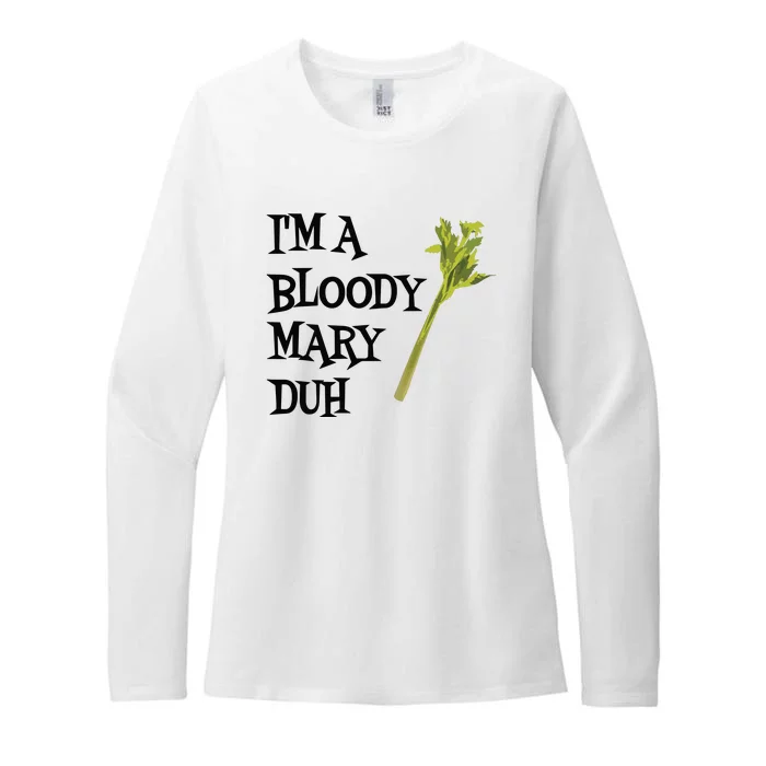 Funny IM A Bloody Mary Duh Halloween Womens CVC Long Sleeve Shirt