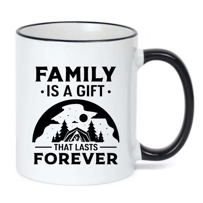 Family Is A Gift That Lasts Forever Relatives Reunion Meaningful Gift Black Color Changing Mug