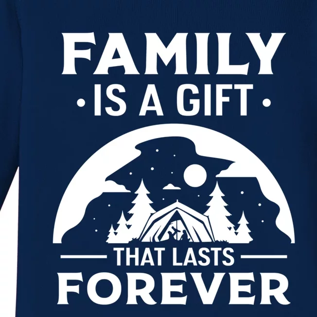 Family Is A Gift That Lasts Forever Relatives Reunion Meaningful Gift Baby Long Sleeve Bodysuit