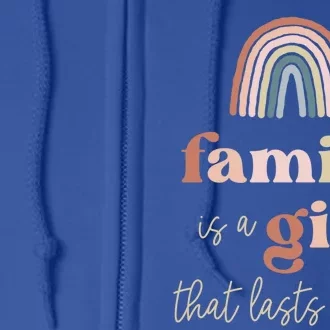 Family Is A Gift That Lasts Forever Reunion Group Matching Meaningful Gift Full Zip Hoodie