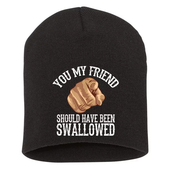 Funny Inappropriate Adult Humor Sarcastic Sex Gift Short Acrylic Beanie