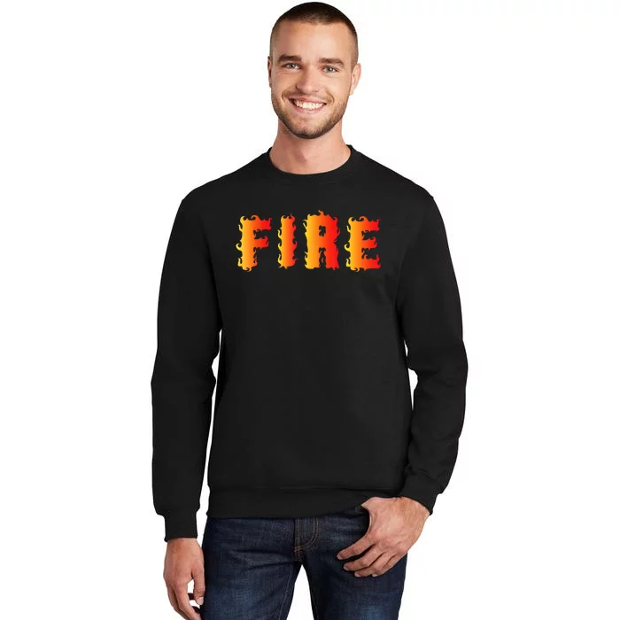 Funny Ice And Fire Costume Halloween Family Matching Tall Sweatshirt