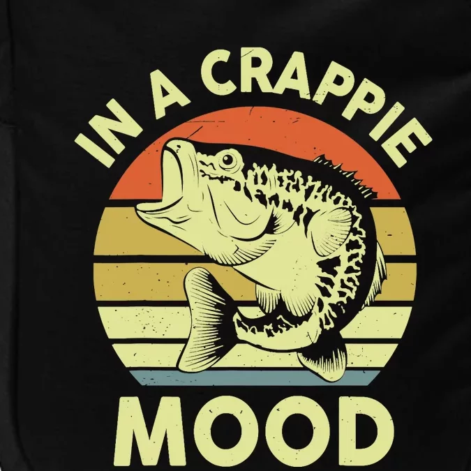 Fishing-Shirt In A Crappie Mood Fisherman Funny Bass Dad Impact Tech Backpack