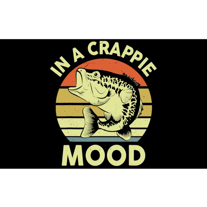 Fishing-Shirt In A Crappie Mood Fisherman Funny Bass Dad Bumper Sticker