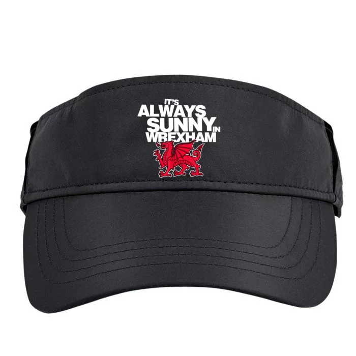 Funny ItS Always Sunny In Wrexham Wales Dragon Adult Drive Performance Visor