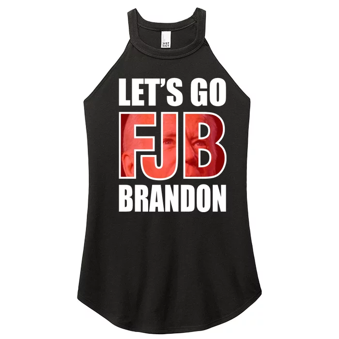 FJB Let's Go Brandon Image Apparel Women’s Perfect Tri Rocker Tank