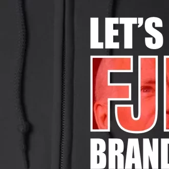 FJB Let's Go Brandon Image Apparel Full Zip Hoodie