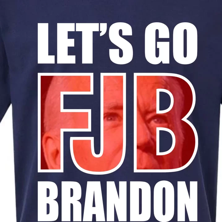 FJB Let's Go Brandon Image Apparel Sueded Cloud Jersey T-Shirt