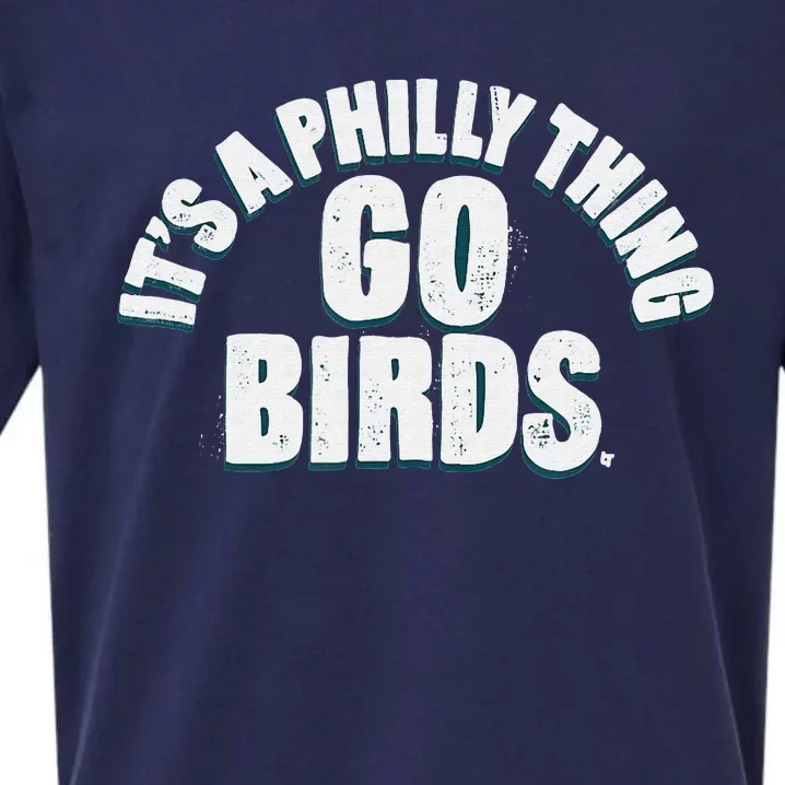 Football It's a Philly Thing Go Birds Philadelphia Sueded Cloud Jersey T-Shirt