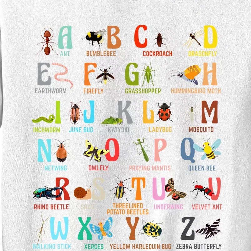 Funny Insect Animals Alphabet Kindergarten Sweatshirt