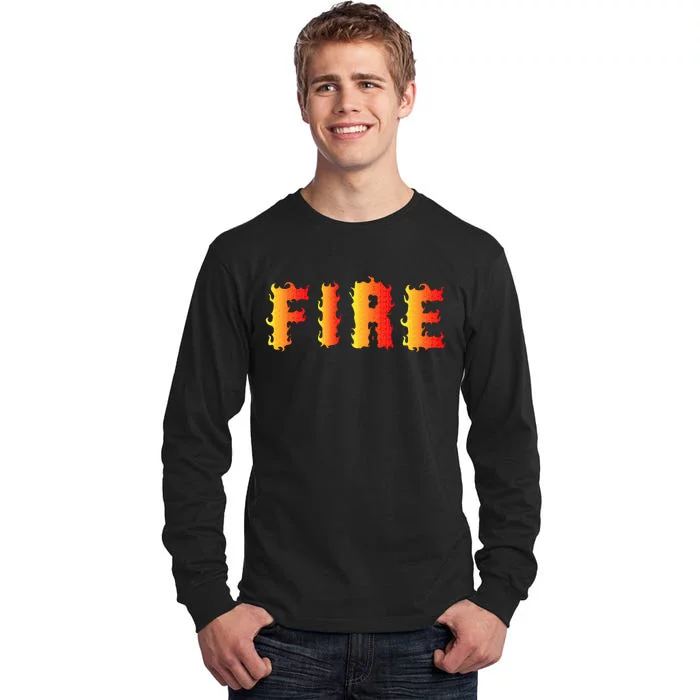 Funny Ice and Fire Costume Halloween Family Matching Tall Long Sleeve T-Shirt