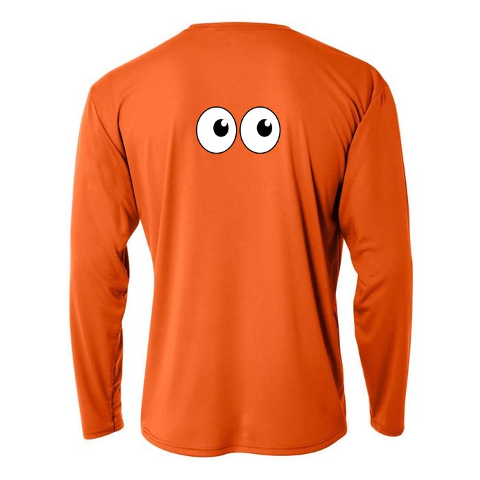 Funny Im A Teacher I Have Eyes In The Back Of My Shirt Front And Back Front & Back Cooling Performance Long Sleeve Crew