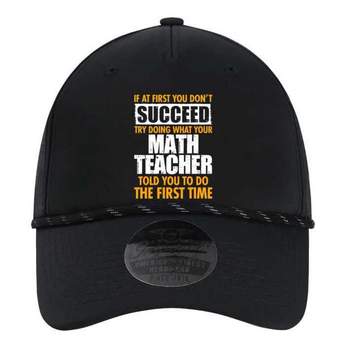 Funny If At First You Don't Succeed Math Teacher Performance The Dyno Cap