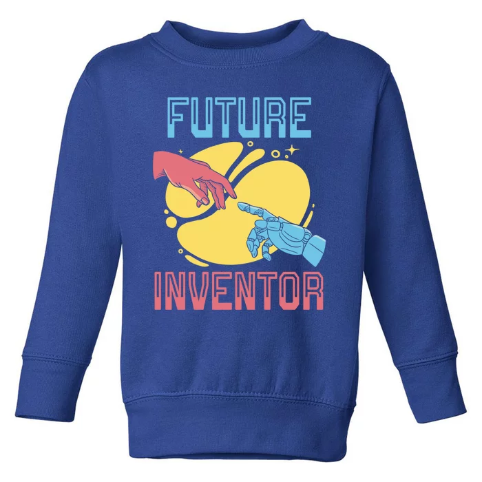 Future Inventor Ai Artificial Intelligence Robotics Cute Gift Toddler Sweatshirt