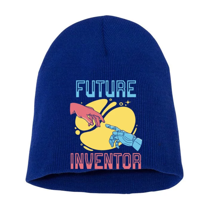 Future Inventor Ai Artificial Intelligence Robotics Cute Gift Short Acrylic Beanie