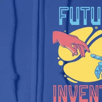 Future Inventor Ai Artificial Intelligence Robotics Cute Gift Full Zip Hoodie