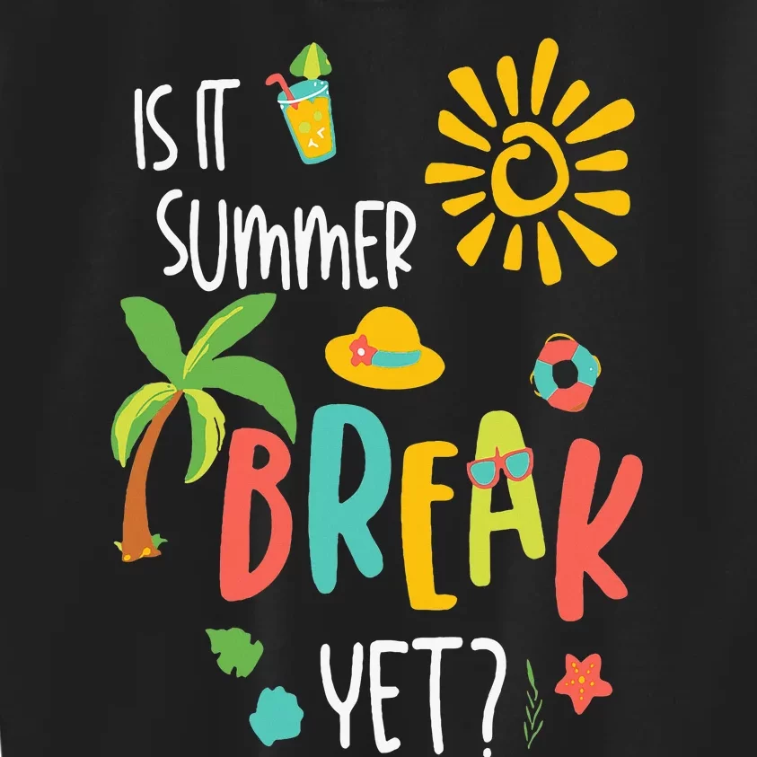 Funny I Am Earning A Summer Break Teacher Kids Sweatshirt