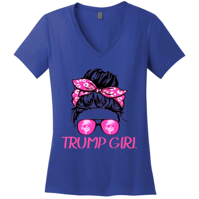 Funny IM A Trump Quote For Trump 2024 Election Gift Women's V-Neck T-Shirt