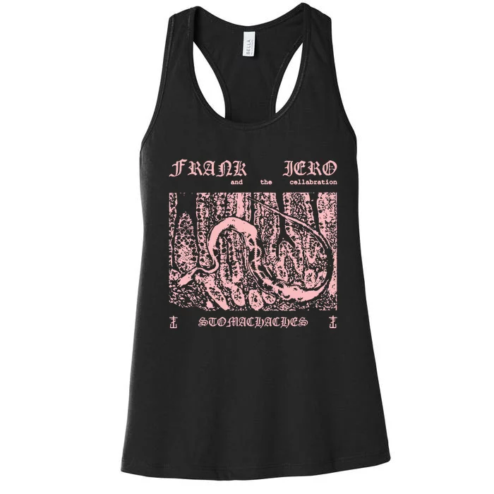 Frank Iero And The Cellabration Stomachaches Keep The Faith Women's Racerback Tank