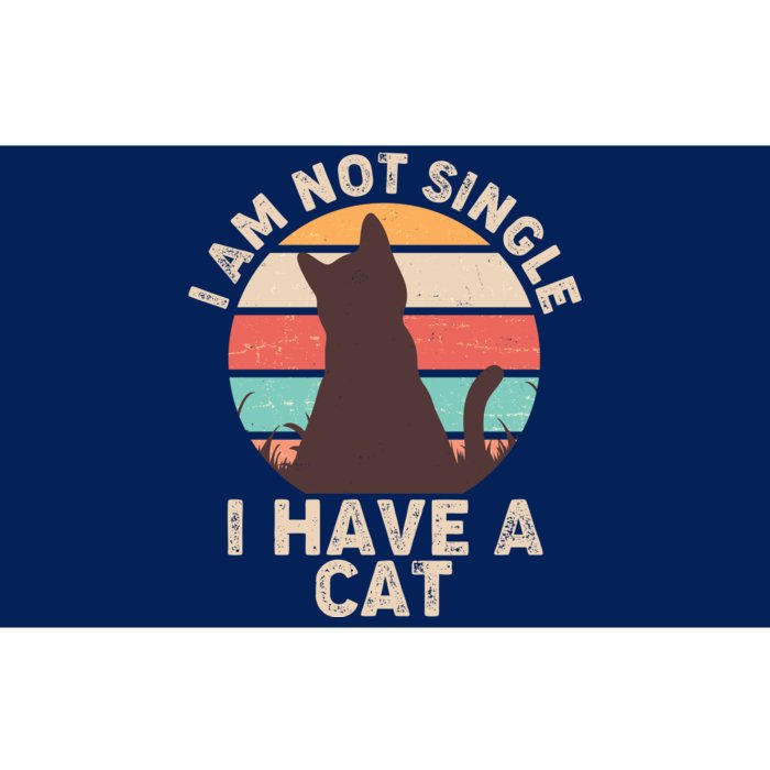 Funny I Am Not Single I Have A Cat Bumper Sticker