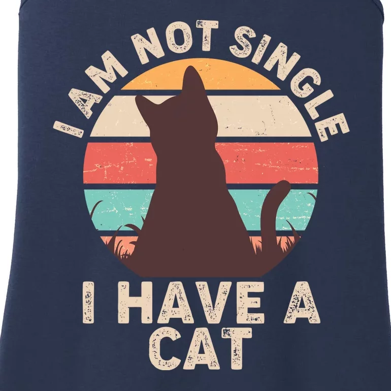 Funny I Am Not Single I Have A Cat Ladies Essential Tank